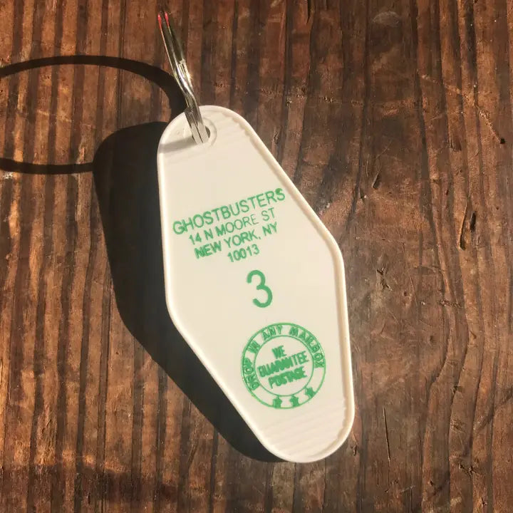 Ghostbusters Motel Key Fob