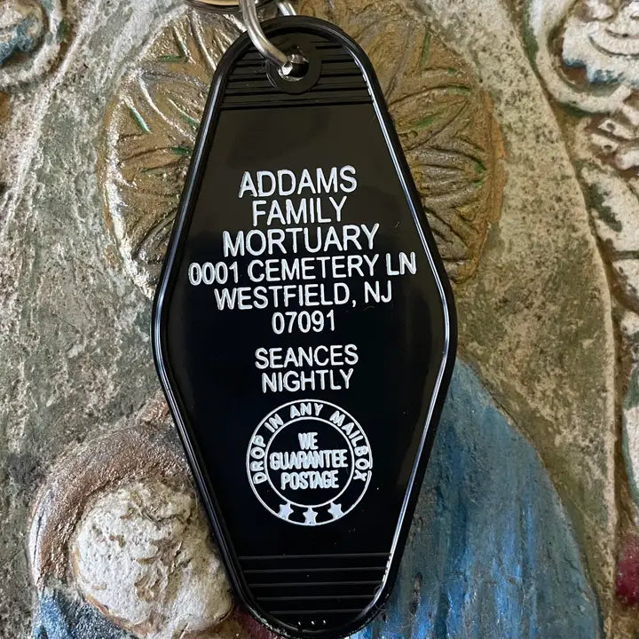 Adams Family Motel Key Fob