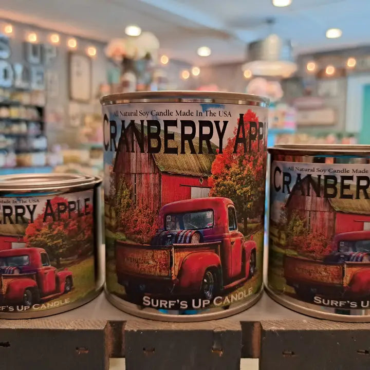 Cranberry Apple Paint Can Candle