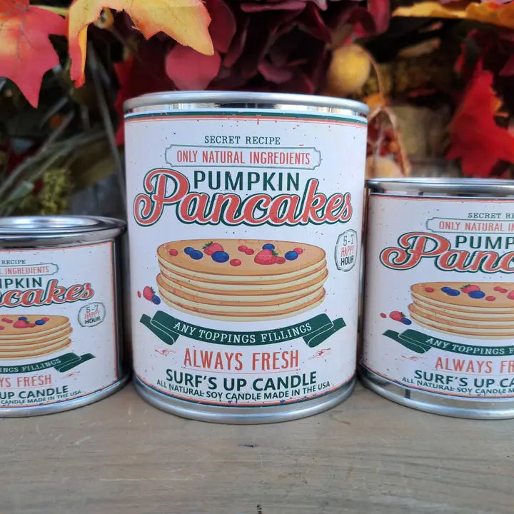 Pumpkin Pancakes Paint Can Candle