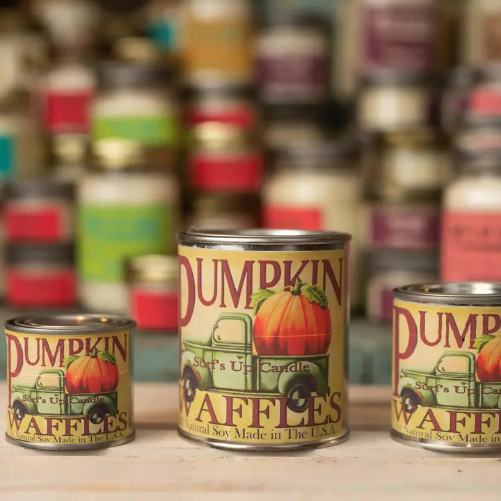 Pumpkin Waffles Paint Can Candle