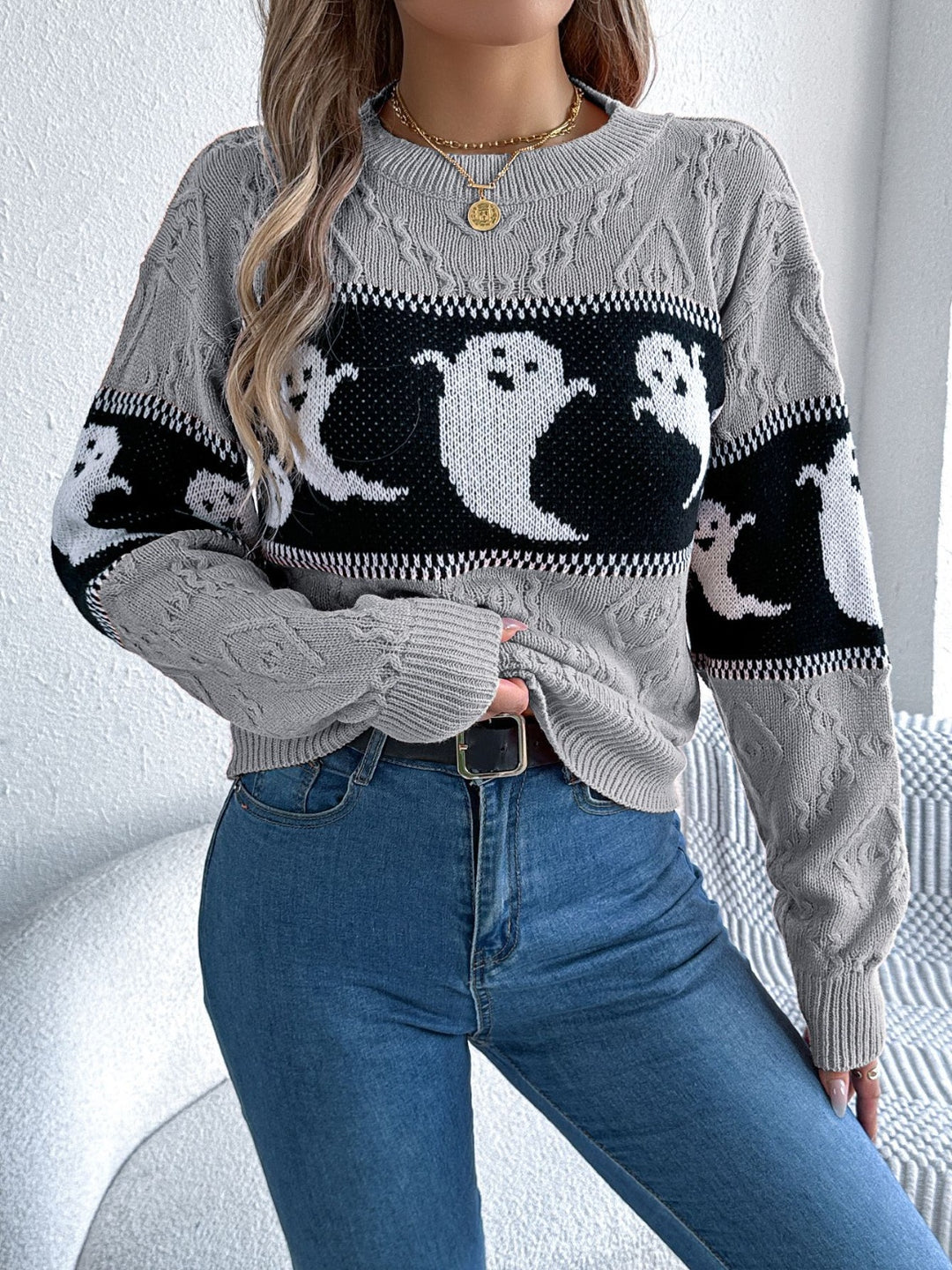 Ghosts go Boo Sweater