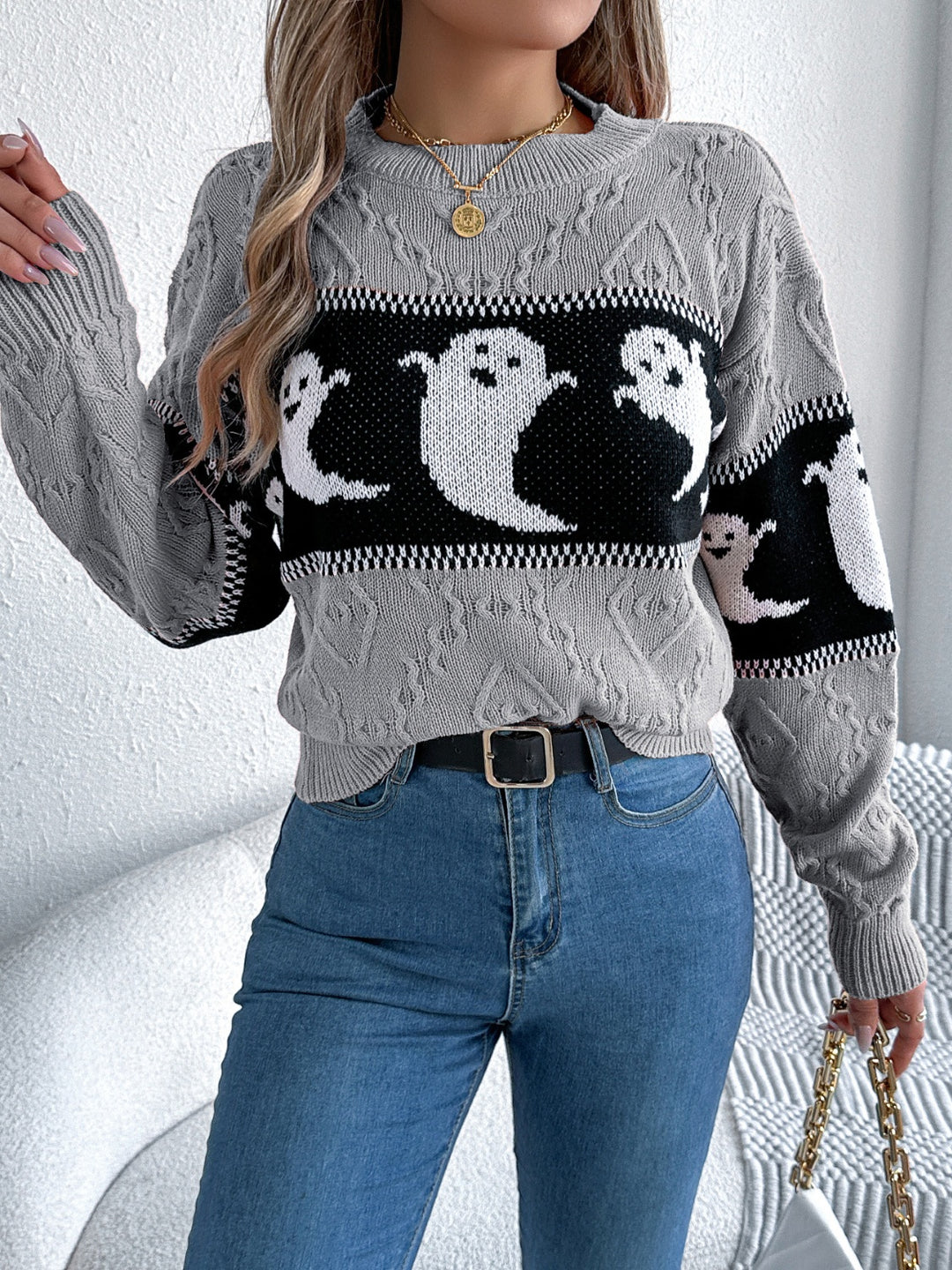 Ghosts go Boo Sweater