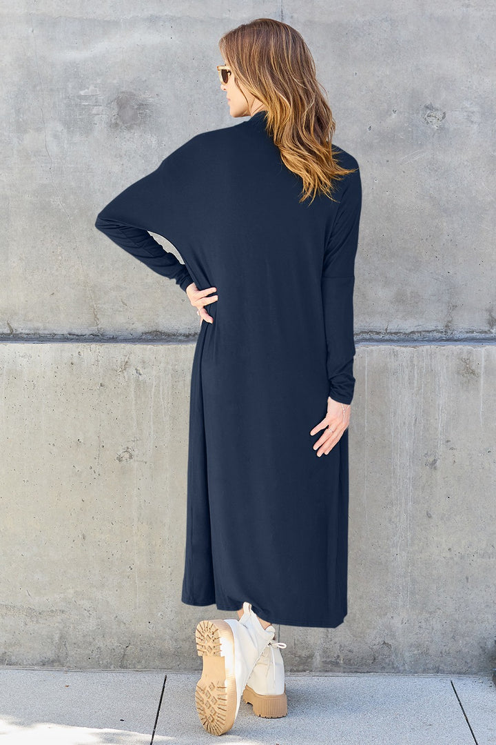 Basic Bae Full Size Long Sleeve Cover Up