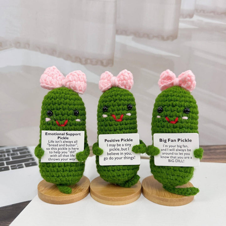 Adorable Crochet Positive Pickle