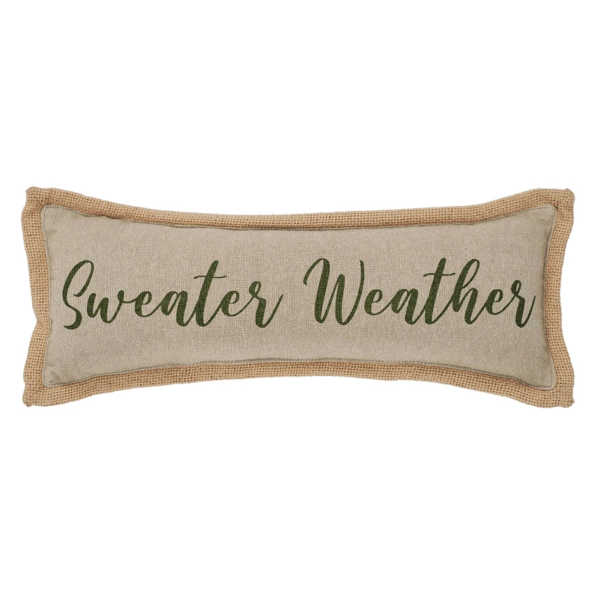 Pumpkin Bounty Sweater Weather Pillow