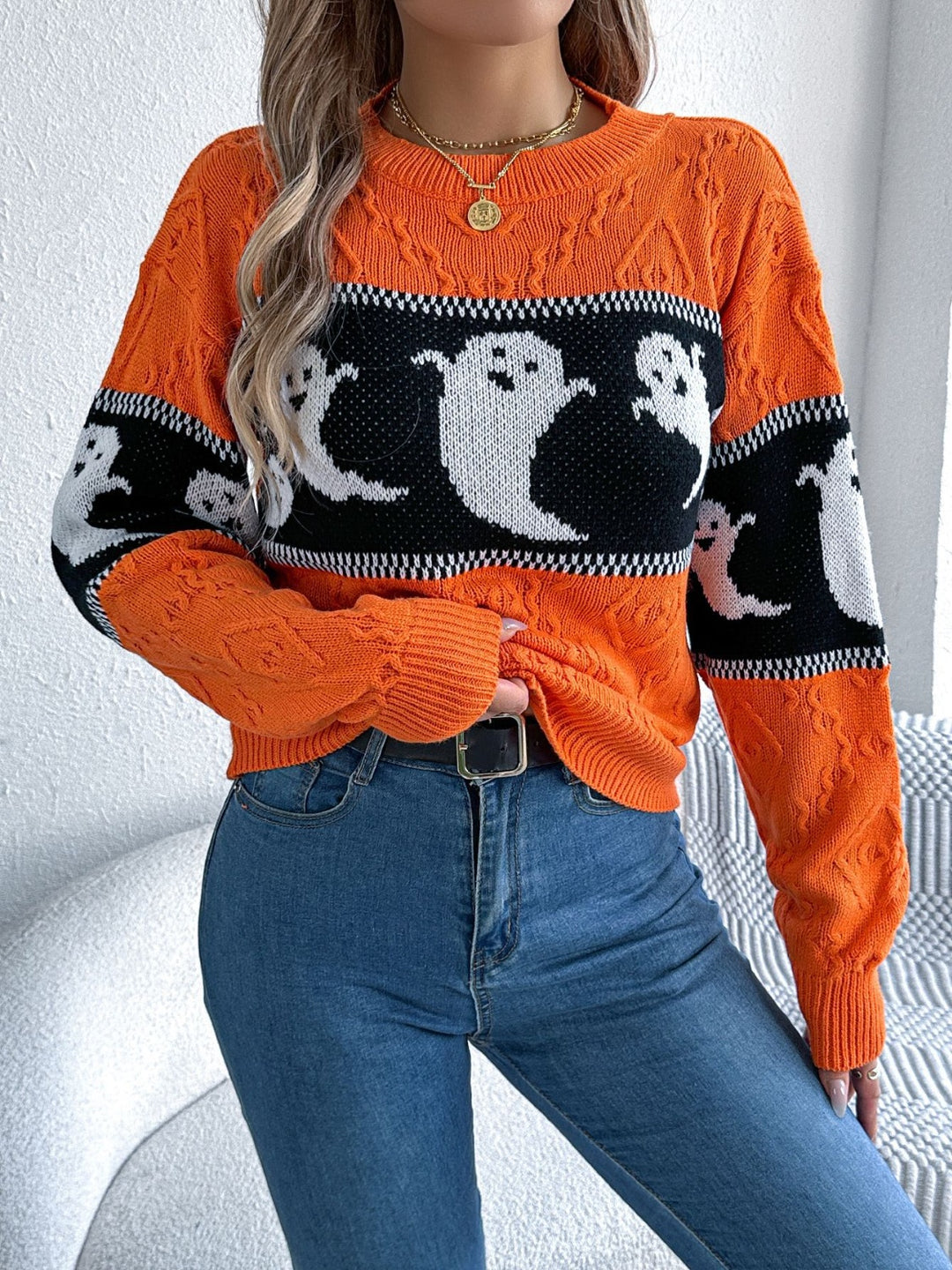 Ghosts go Boo Sweater