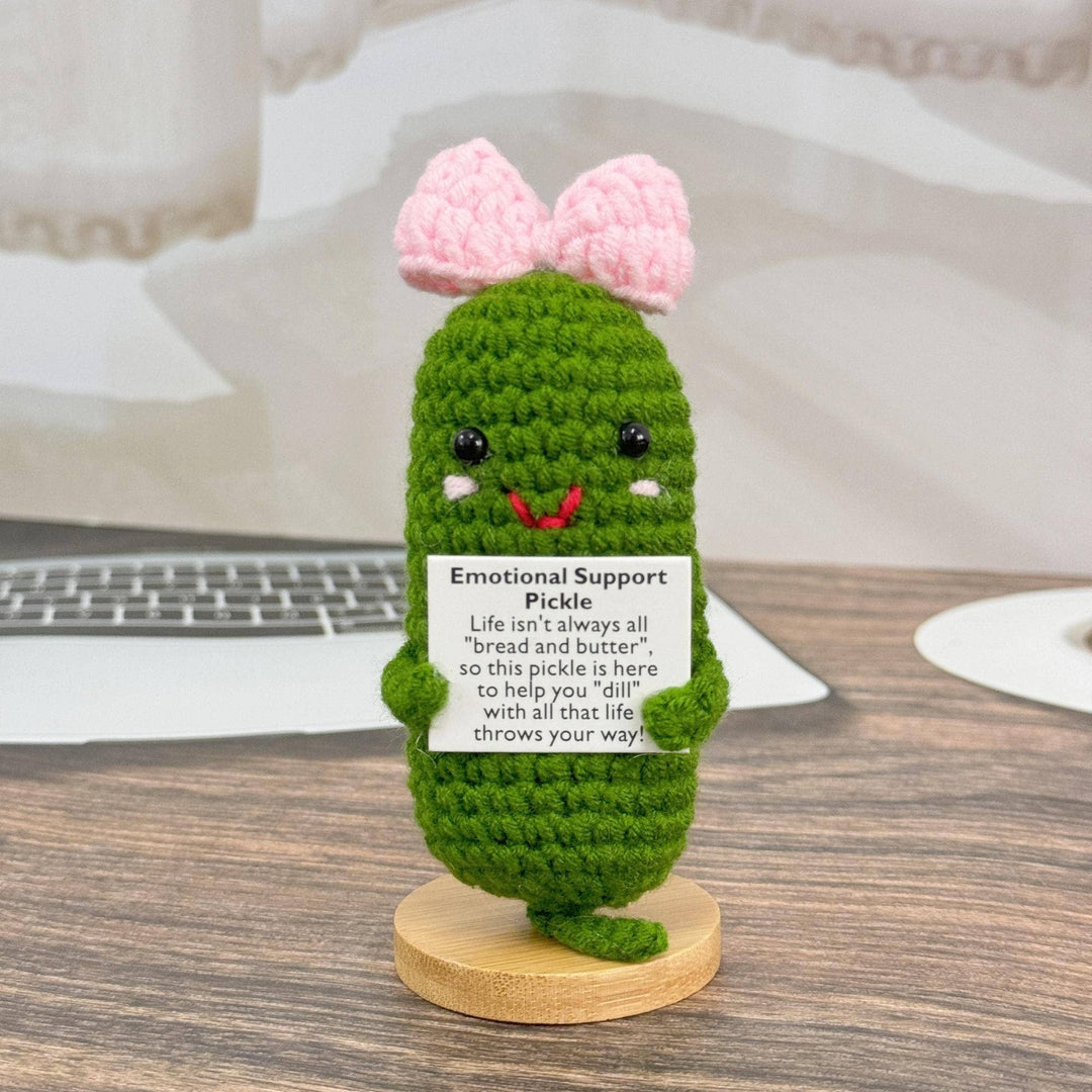 Adorable Crochet Positive Pickle