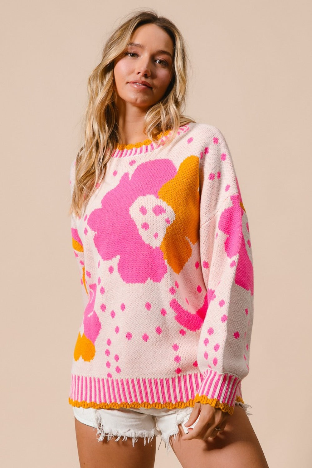 BiBi Flower Sweater