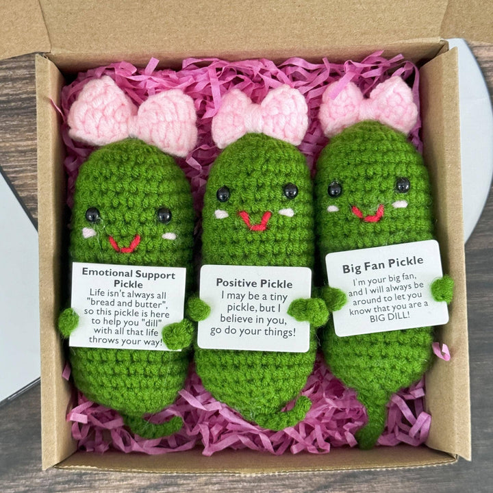 Adorable Crochet Positive Pickle