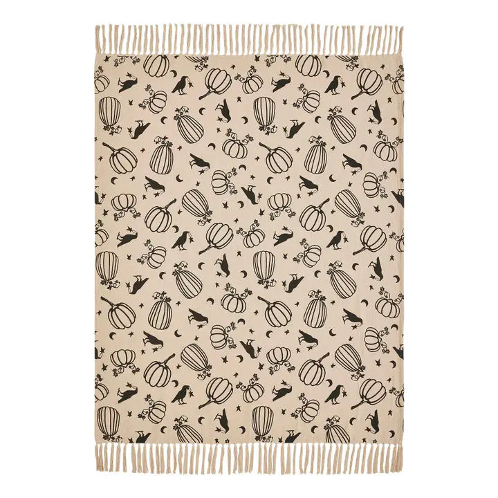 Raven Harvest Woven Throw