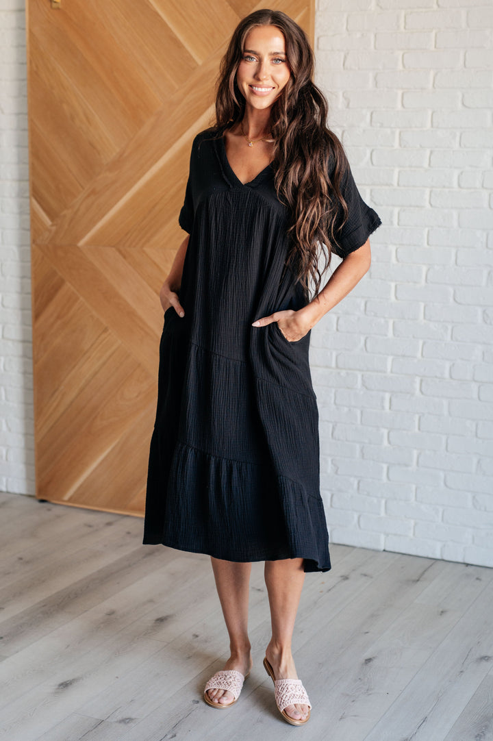 Always Learning Dolman Sleeve Dress