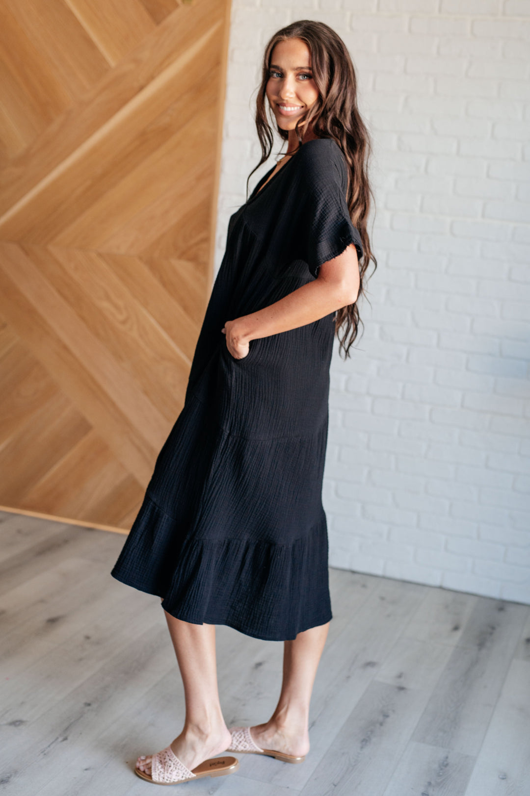 Always Learning Dolman Sleeve Dress