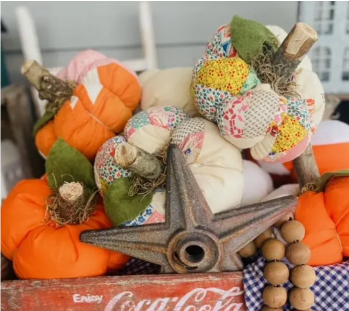 Handmade Upon Order: Fabric Pumpkins