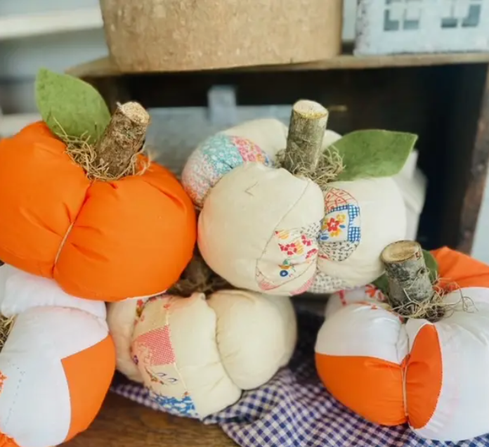 Handmade Upon Order: Fabric Pumpkins