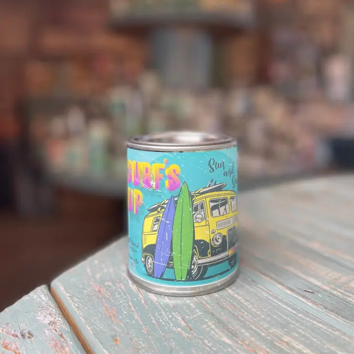 Sun and Sand Paint Can Candle