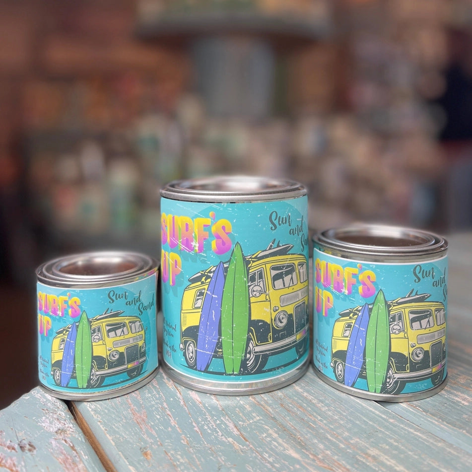 Sun and Sand Paint Can Candle
