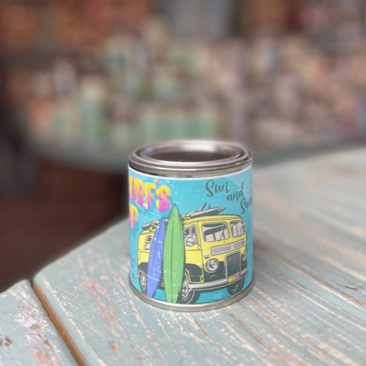 Sun and Sand Paint Can Candle