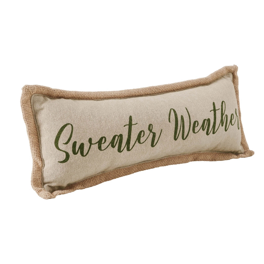 Pumpkin Bounty Sweater Weather Pillow