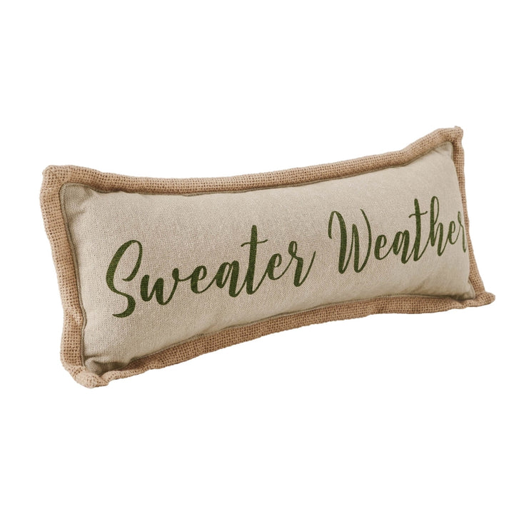 Pumpkin Bounty Sweater Weather Pillow