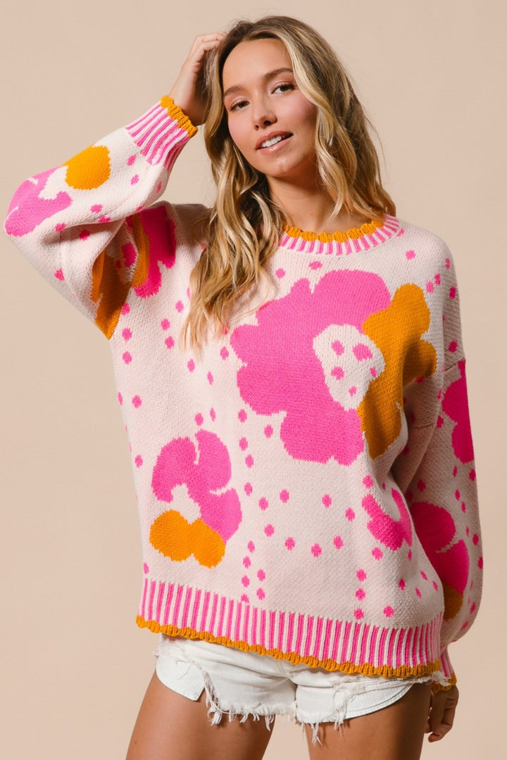 BiBi Flower Sweater