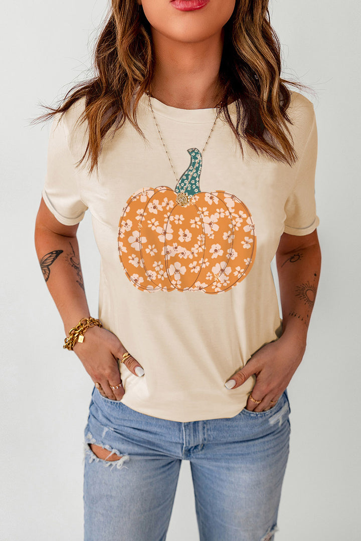 Pumpkin Cuffed T-Shirt