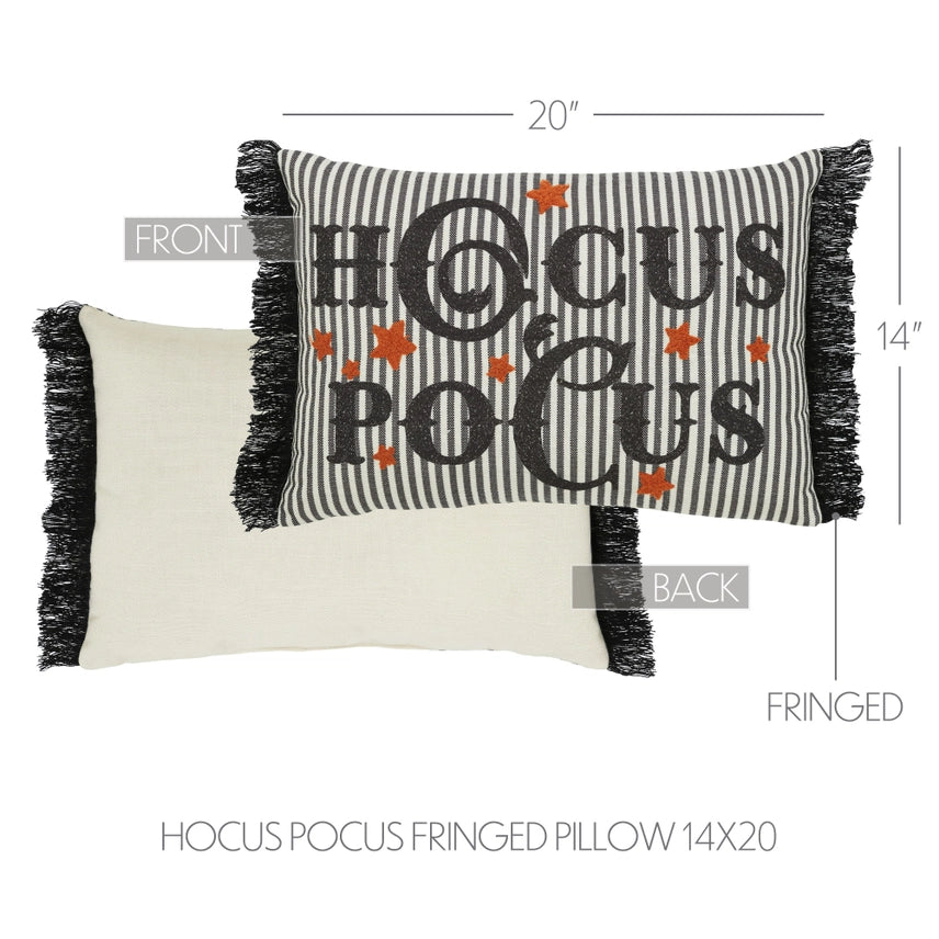 Hocus Pocus Fringed Pillow