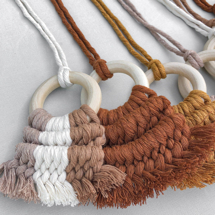 The Thrifty Handmade - Macrame Wooden Diffusers