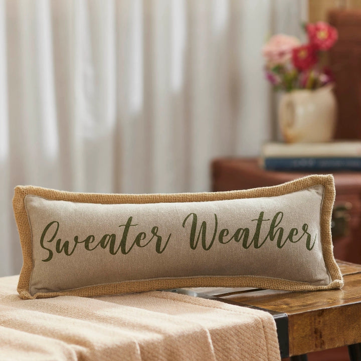 Pumpkin Bounty Sweater Weather Pillow