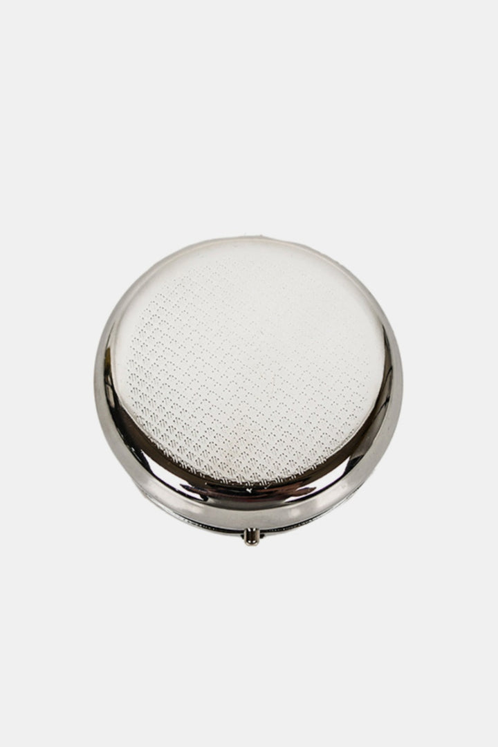 Nicole Lee USA Metallic Circular Large Pill Case