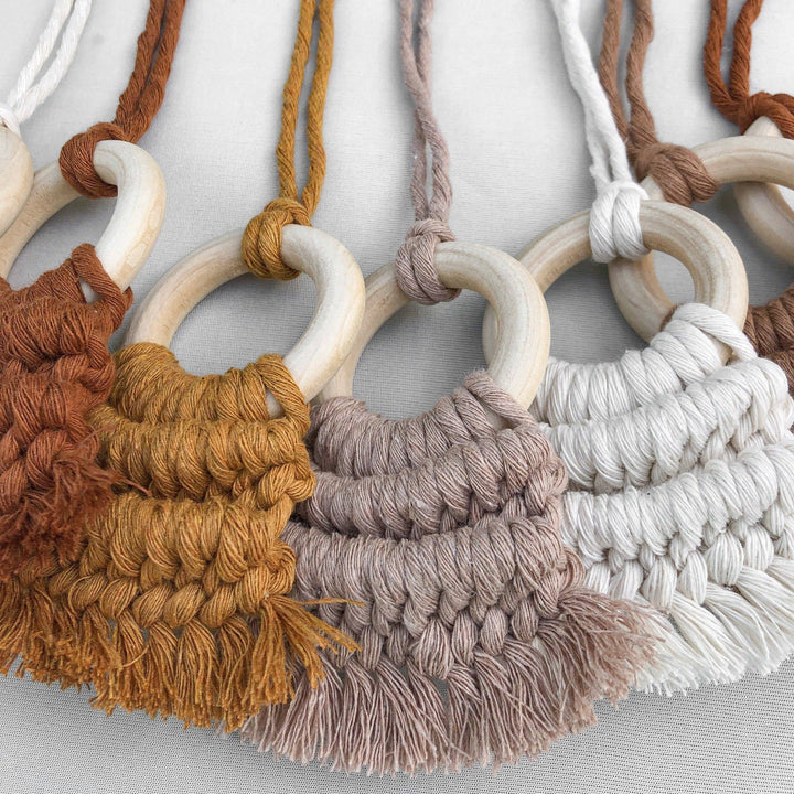 The Thrifty Handmade - Macrame Wooden Diffusers