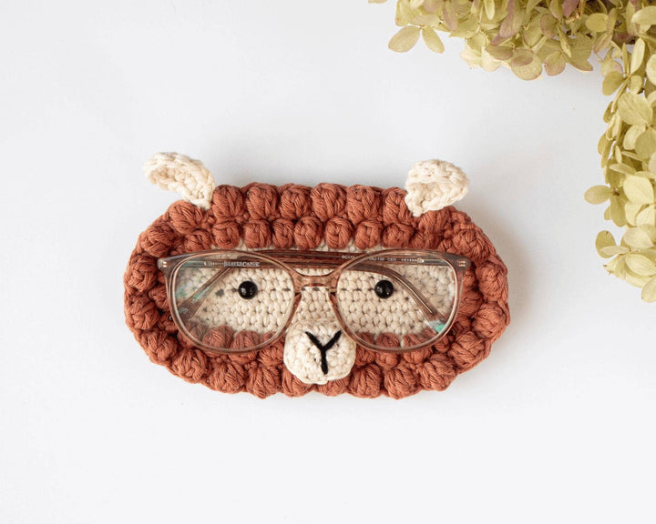 Crochet  Sheep Glasses Holder