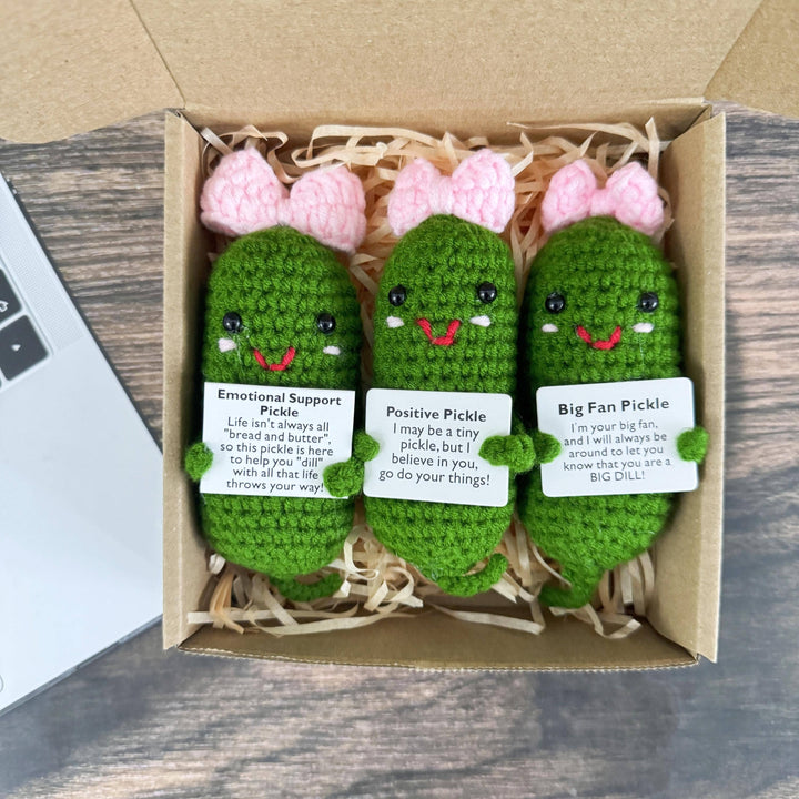 Adorable Crochet Positive Pickle