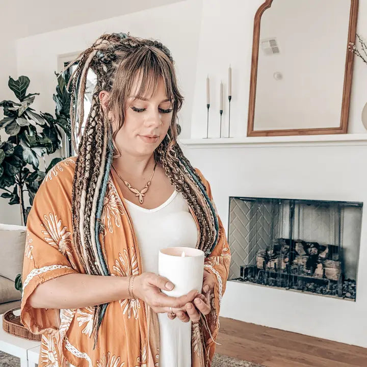 Free Spirit:  Wild Sage Boho (Hemp) Candle, 10 oz