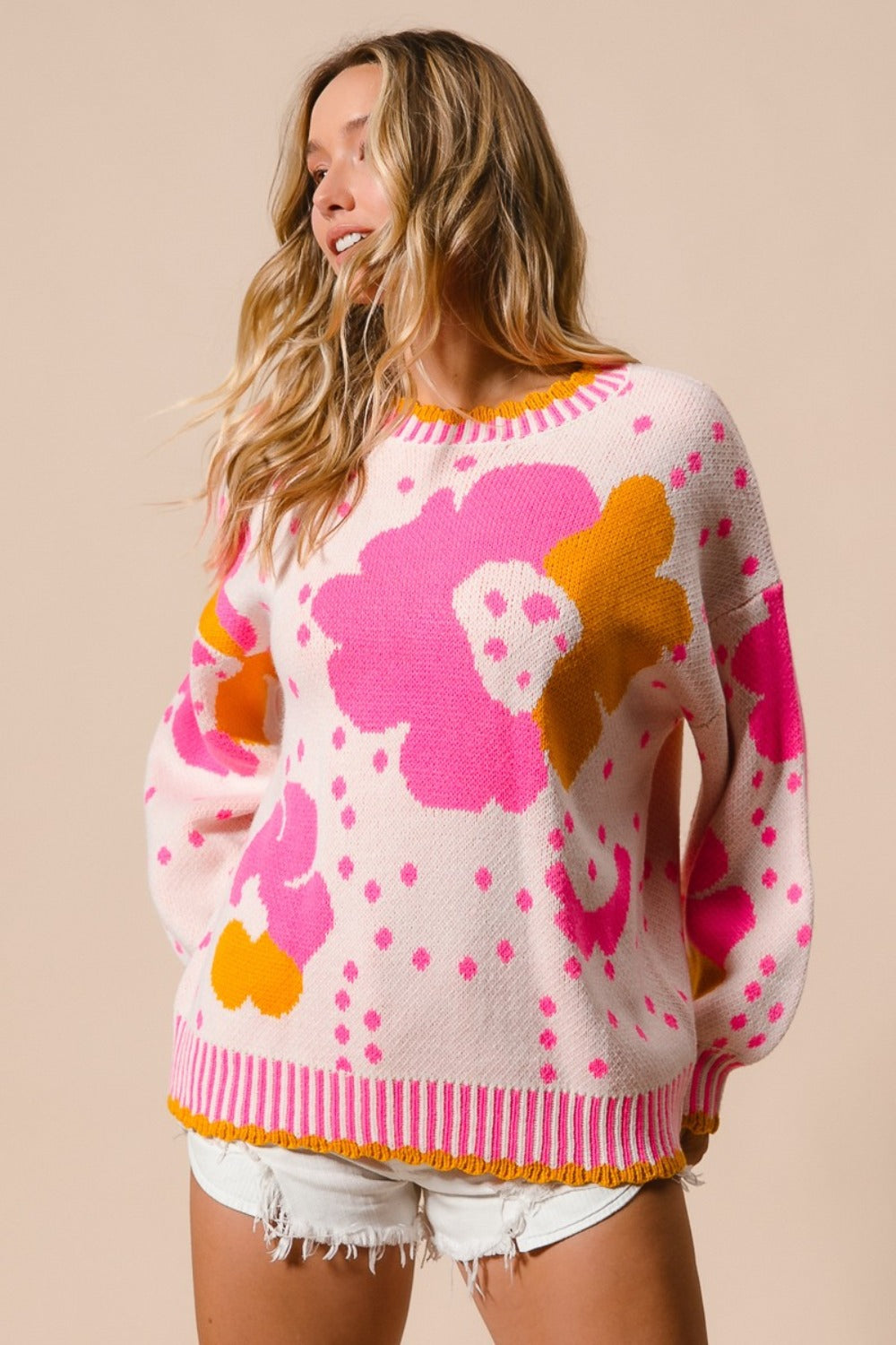 BiBi Flower Sweater