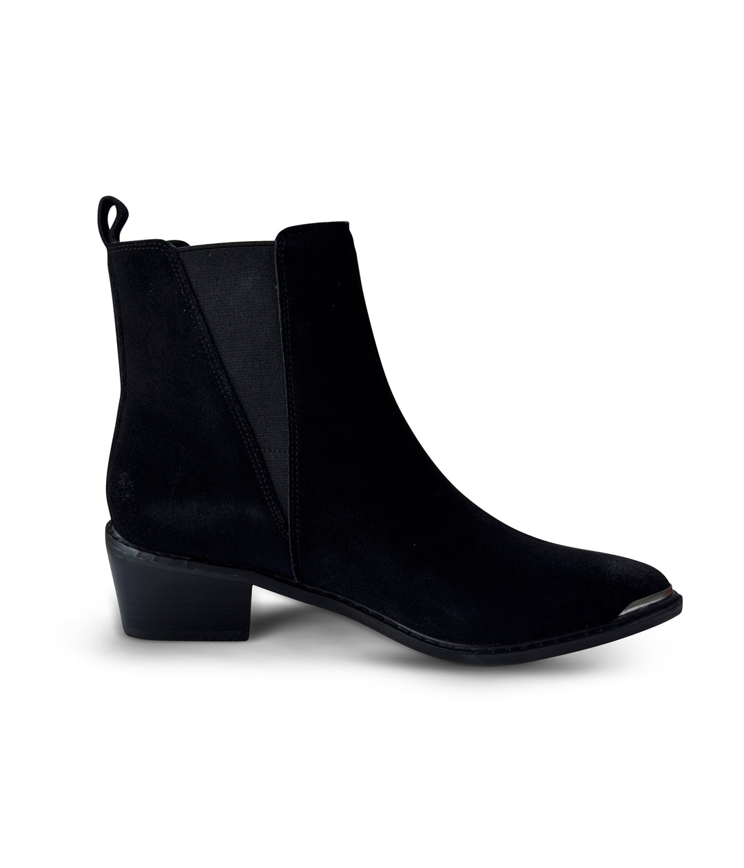 Wylie Suede Ankle Boot in Black